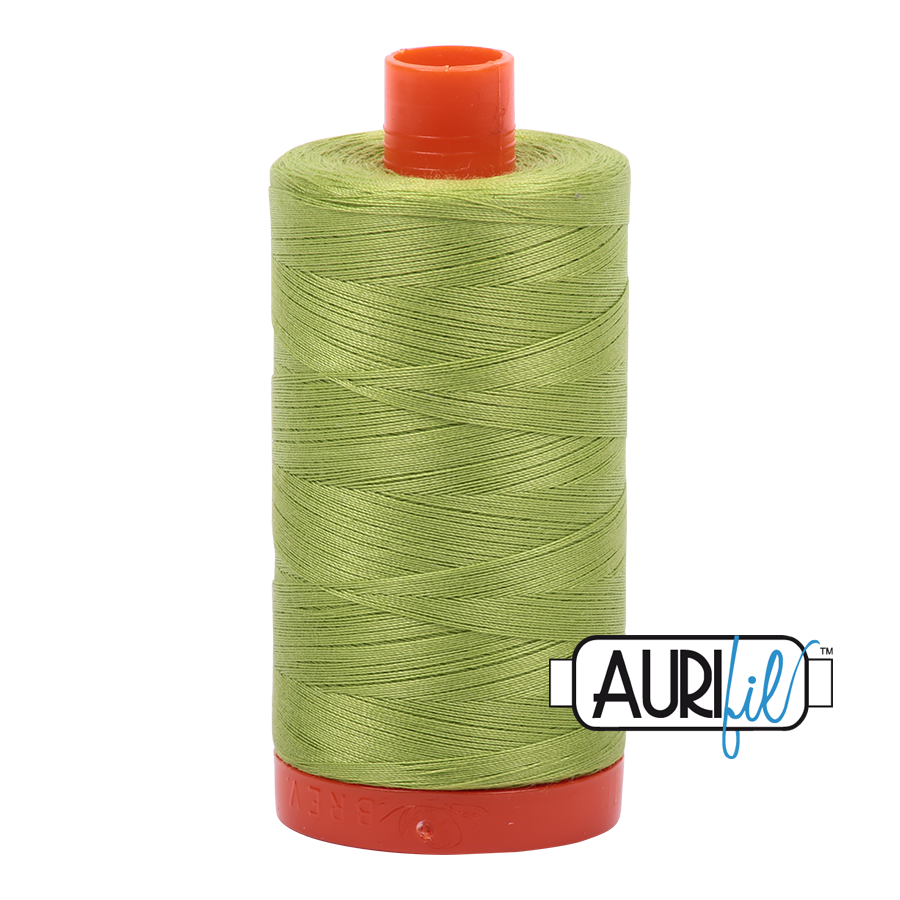 Aurifil cotton thread 50wt 1231 Spring green