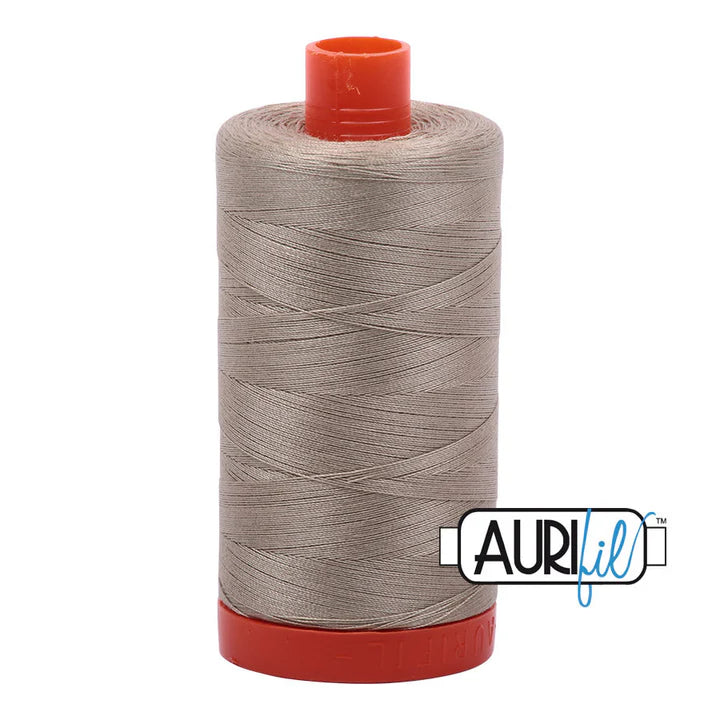 Aurifil cotton thread 50wt 2324 Stone