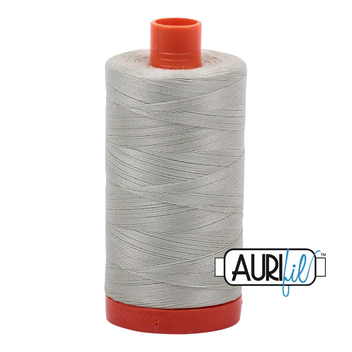 Aurifil cotton thread 50wt 2843 Light Grey Green