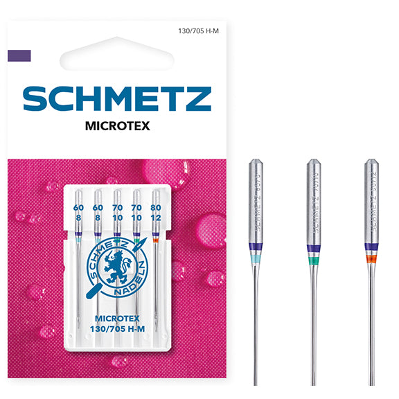 Schmetz microtex needles assorted 60,70,80 709747