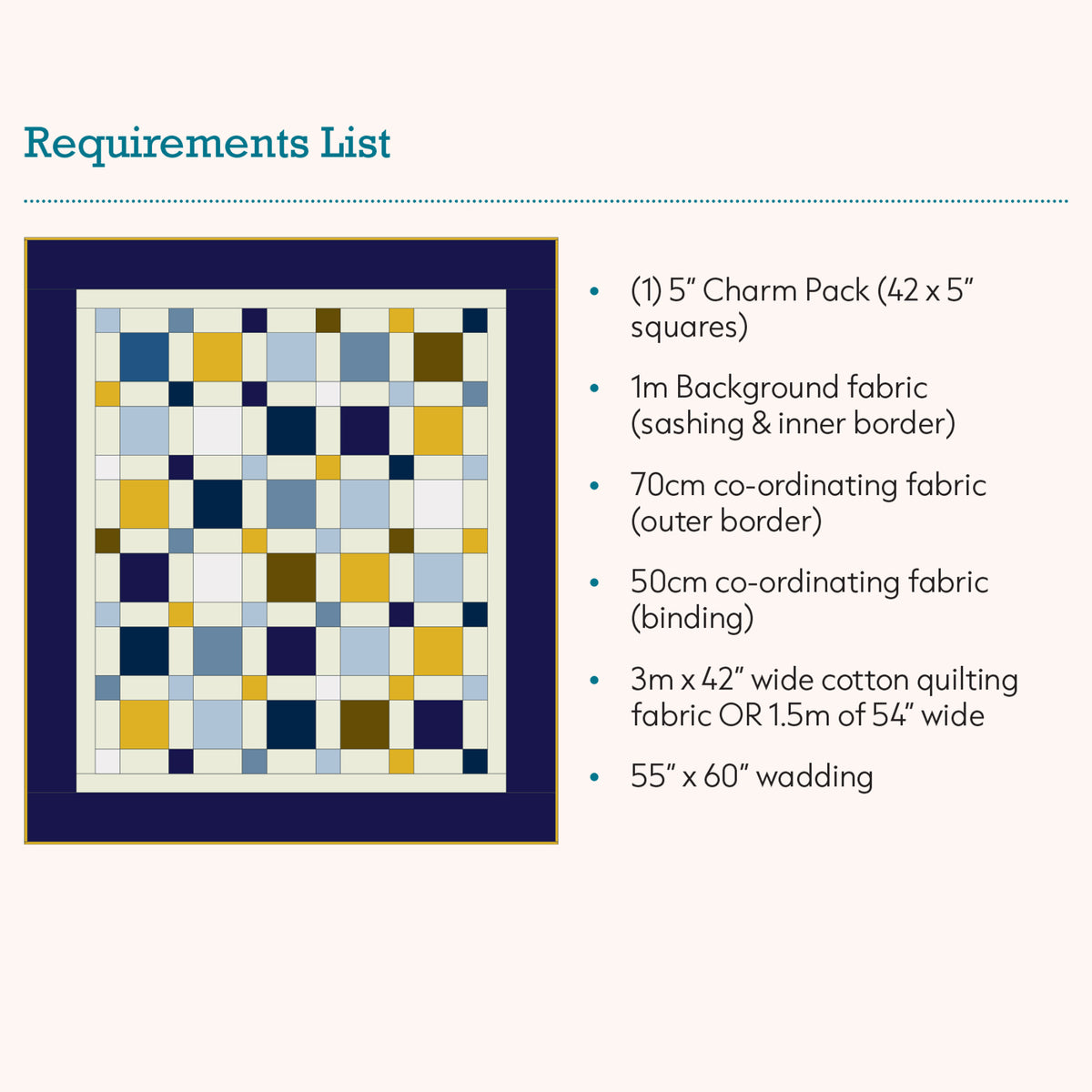 Charming Squares quilt pattern