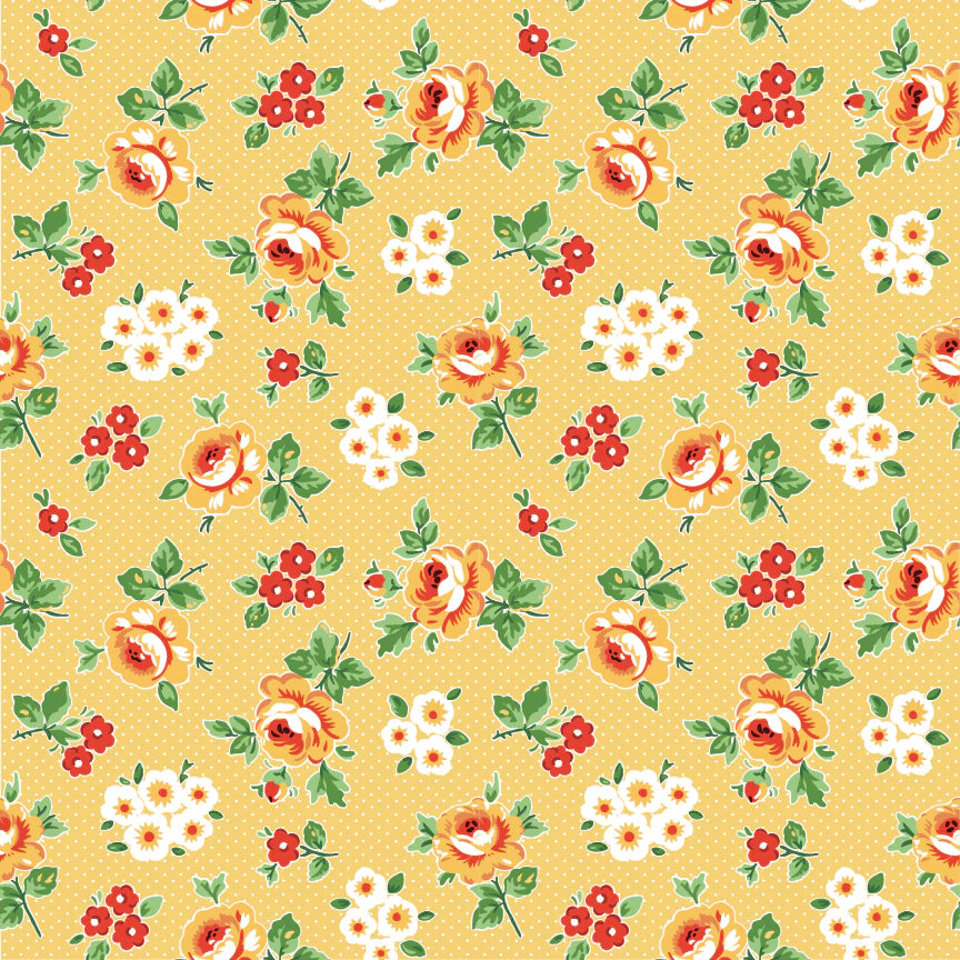 Flower Market - hand picked yellow