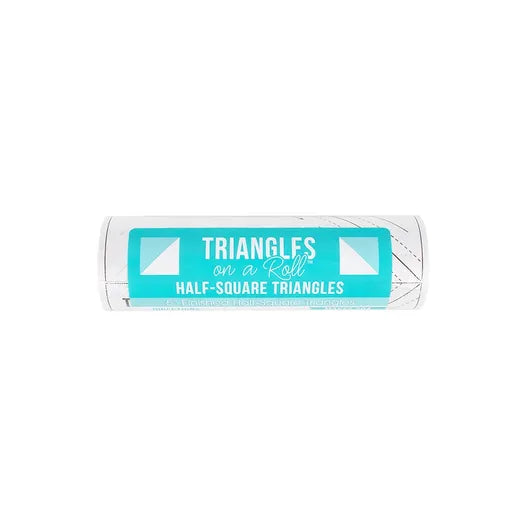 5 inch finished size Triangles on a roll - half square triangles