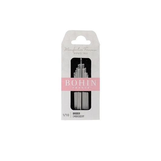 Bohin needles for Embroidery Assorted 1/10
