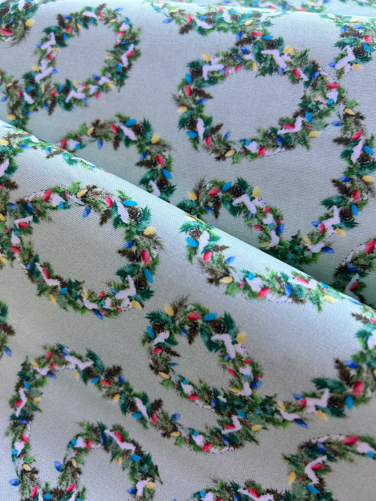 Winter Village - pine garland