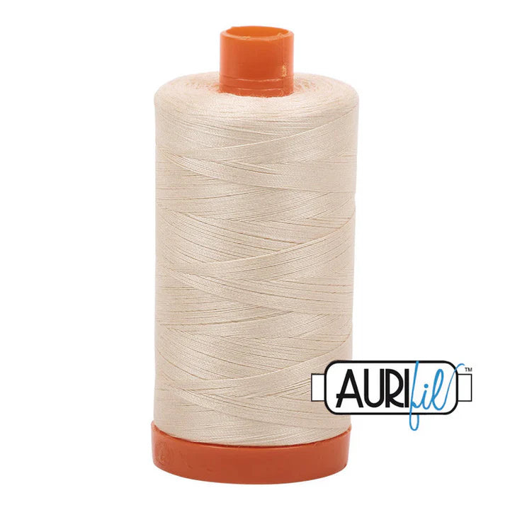 Aurifil cotton thread 50wt 2000 light sand
