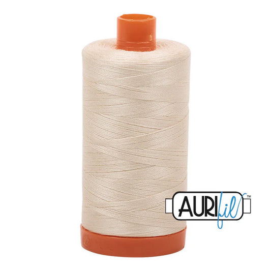 Aurifil cotton thread 50wt 2000 light sand