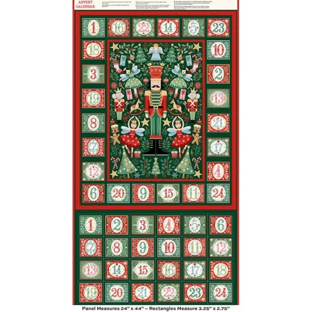 Advent Calendar - The Nutcracker, green