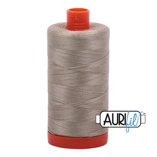 Aurifil cotton thread 50wt 2324 Stone