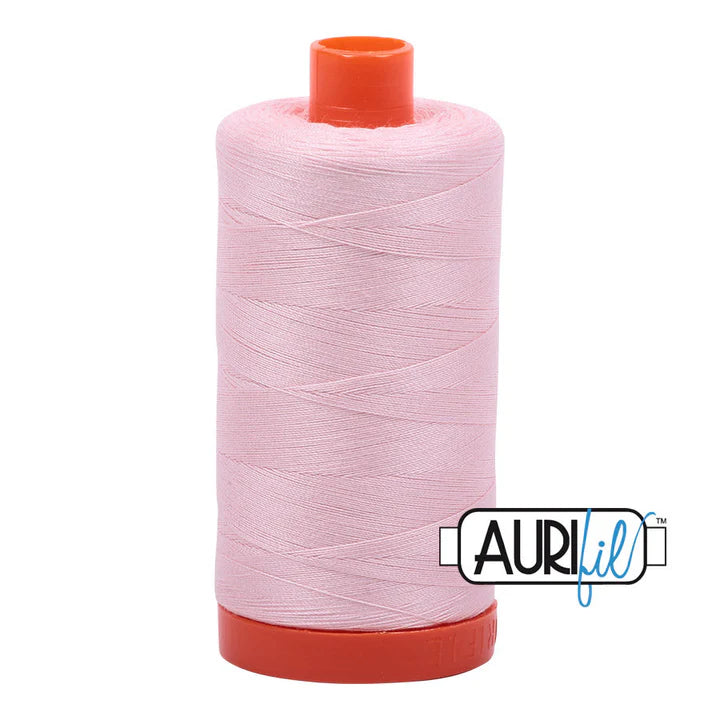 Aurifil cotton thread 50wt 2410 Pale Pink