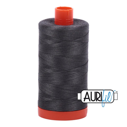 Aurifil cotton thread 50wt 2630 Dark Pewter