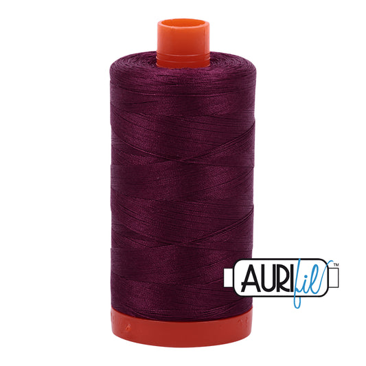 Aurifil cotton thread 50wt 4030 plum