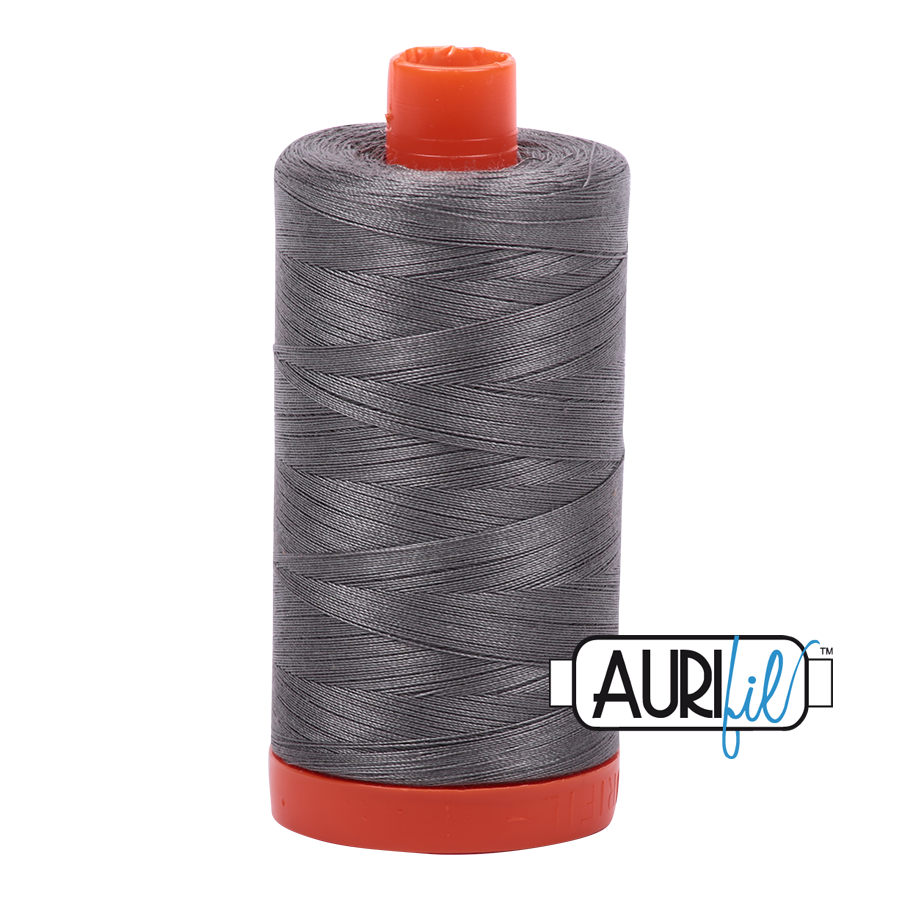 Aurifil cotton thread 50WT 5004 dark grey