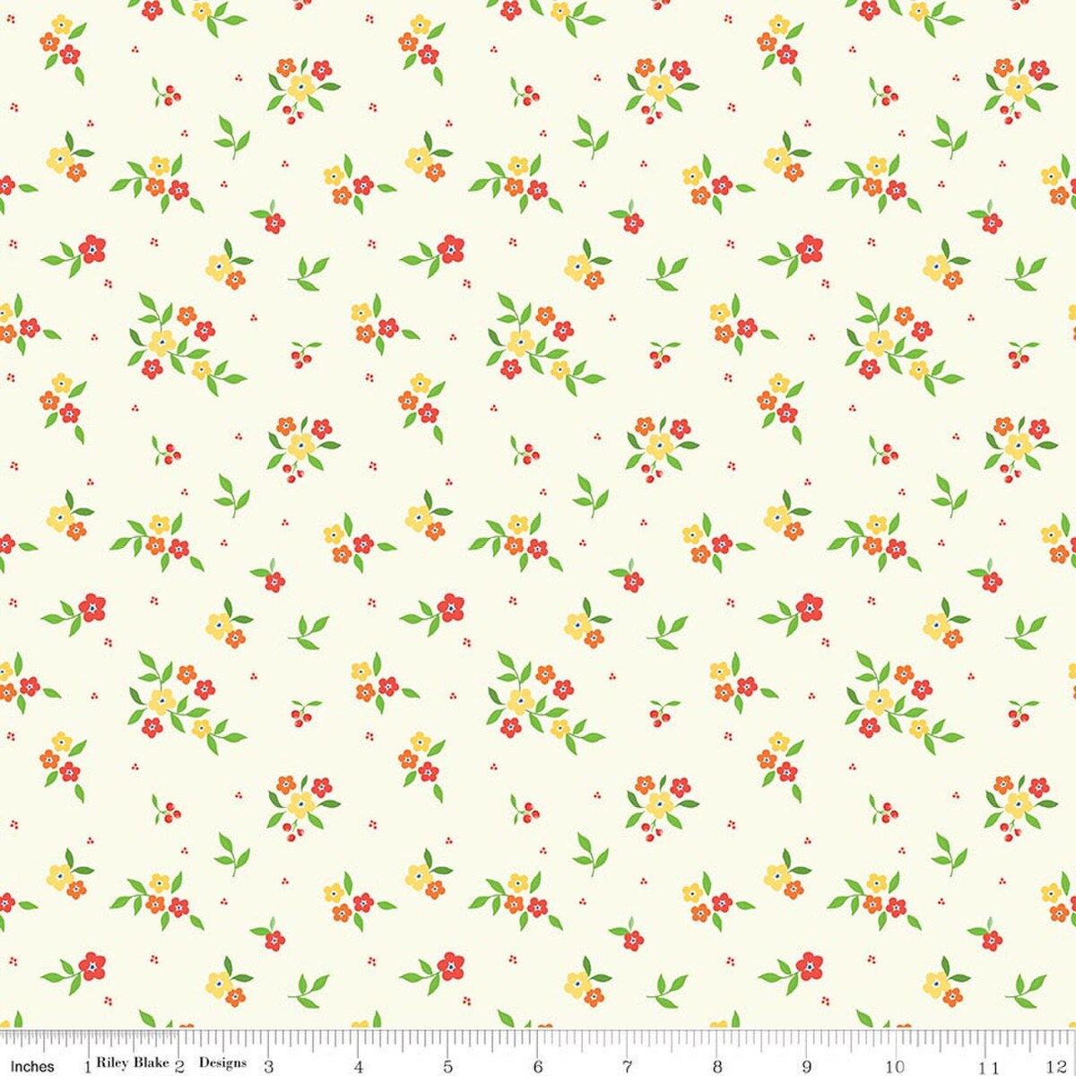 Summer's in Town - cream floral