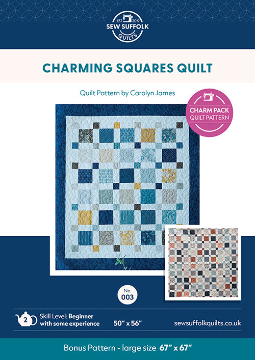 Charming Squares quilt pattern