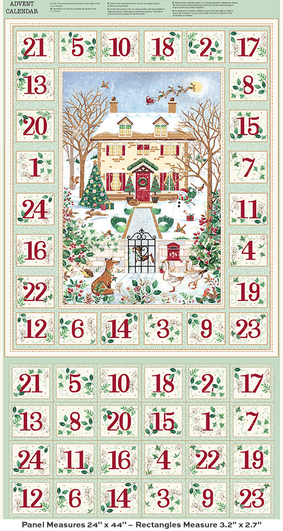 Advent Calendar - Country Christmas green
