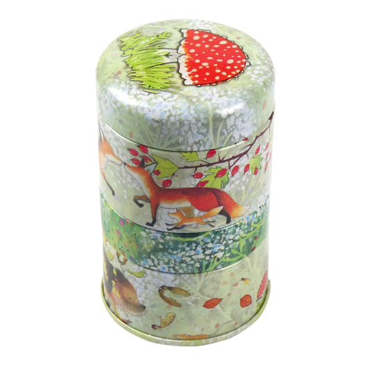 Emma Ball - Mini stacker tin - wildlife