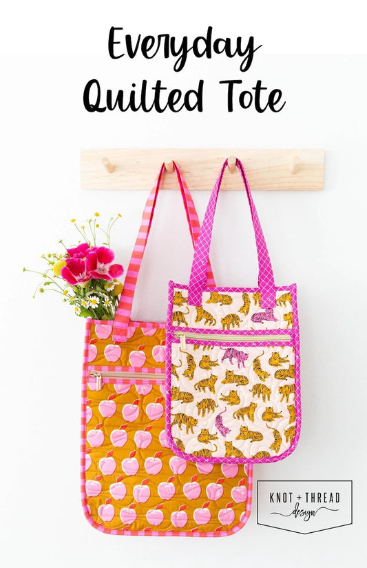 Pattern - Everyday Quilted Tote Bag