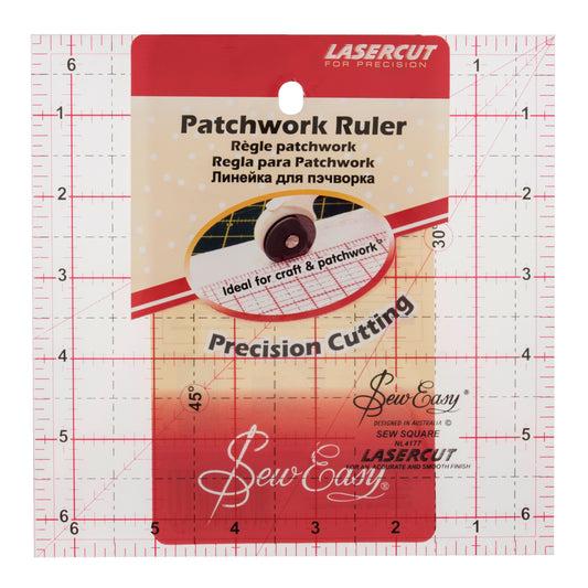 Quilting square ruler 6.5 inches