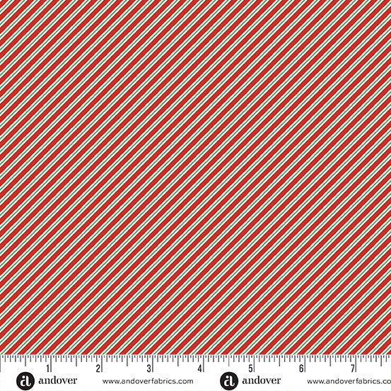 The Nutcracker - candy cane stripe red 227-R