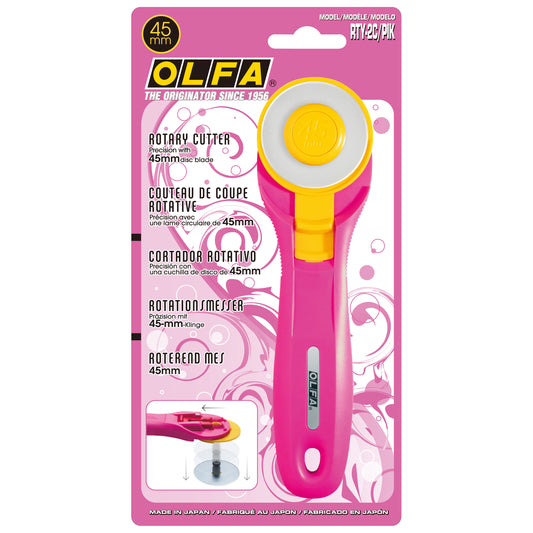 Rotary Cutter: 45mm: Pink