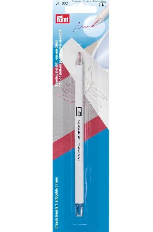 Pattern transfer pencil -iron on  RED