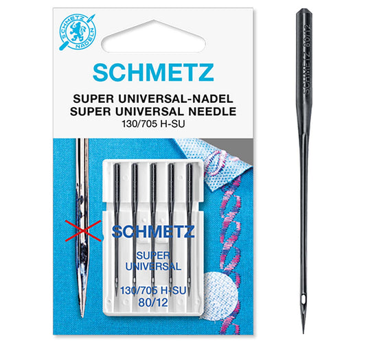 Schmetz Super Universal Black needles 80/12
