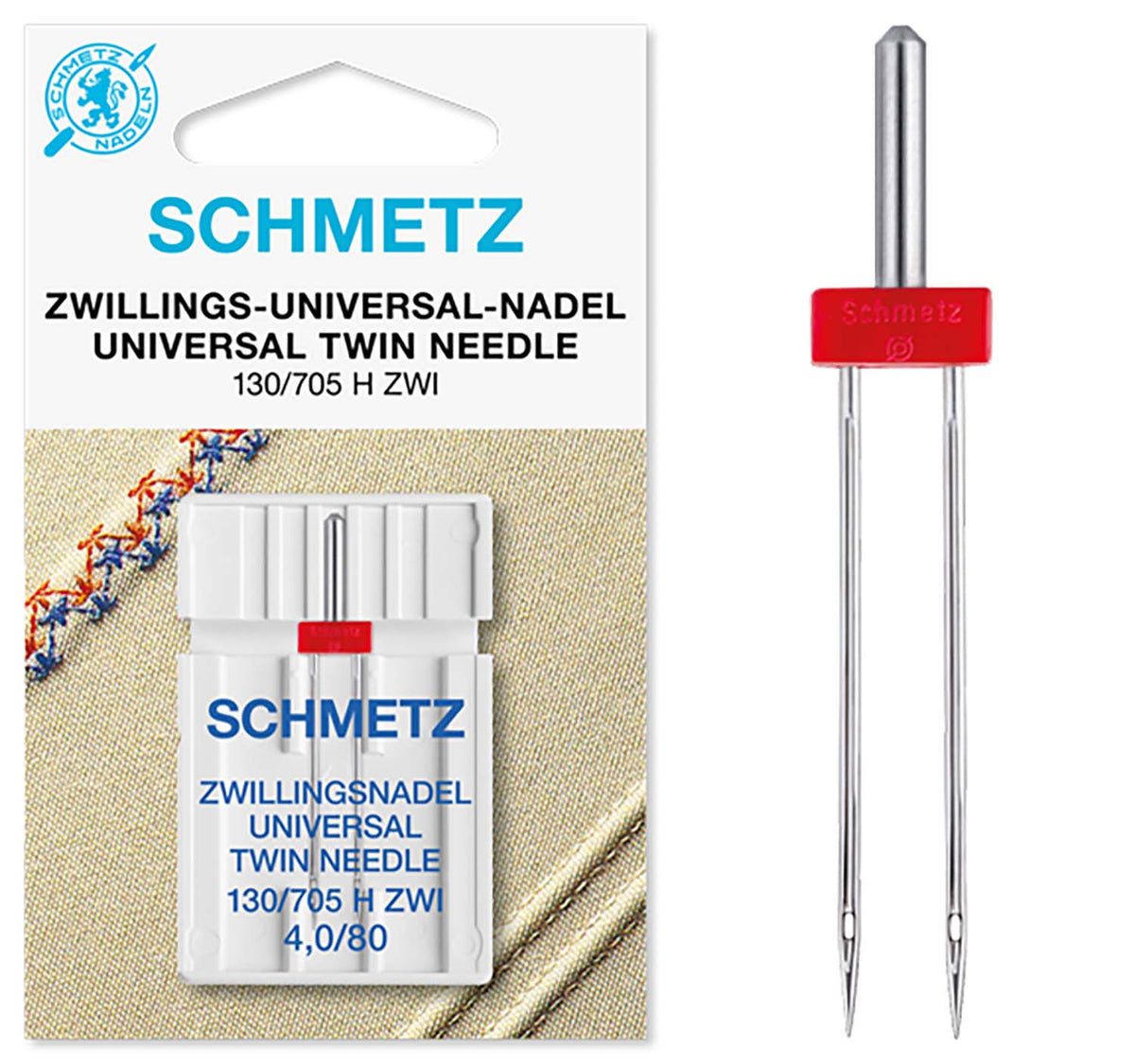 Schmetz Universal Twin needles 80/12