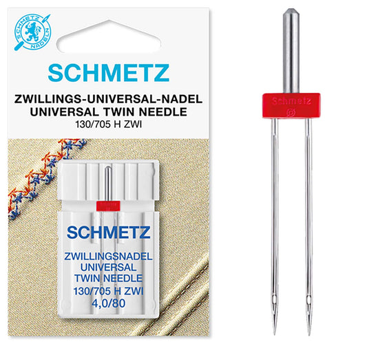 Schmetz Universal Twin needles 80/12