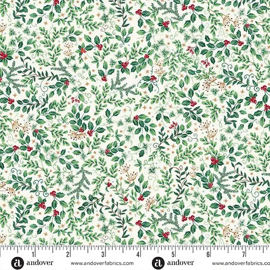 Country Christmas - evergreen cream 234-Q
