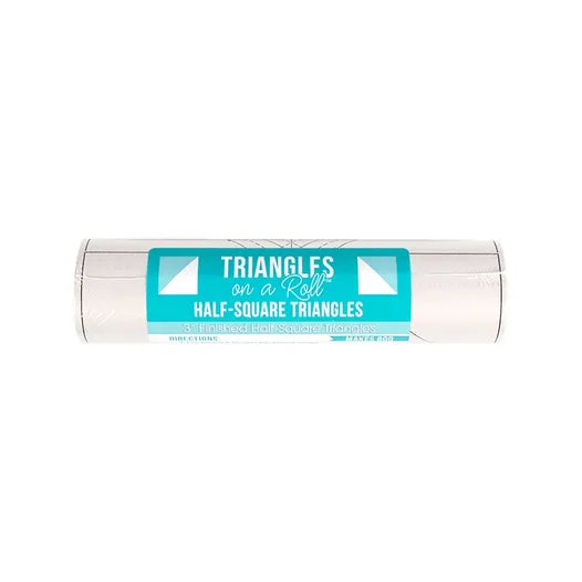 3 inch finished size Triangles on a roll - half square triangles