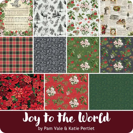 Joy to the World - charm pack 5 inch squares