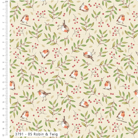 Yuletide Burrow - Robin and Twig